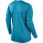 Nike Womens Miler Long Sleeve Running Top - Blue/Silver - thumbnail image 2