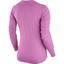 Nike Womens Miler Long Sleeve Running Top - Violet/Reflective Silver - thumbnail image 2