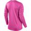 Nike Womens Miler Long Sleeve Running Top - Pink Pow/Silver - thumbnail image 2