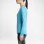 Nike Womens Miler Long Sleeve Running Top - Blue/Silver - thumbnail image 5