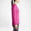 Nike Womens Miler Long Sleeve Running Top - Pink Pow/Silver - thumbnail image 4