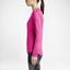 Nike Womens Miler Long Sleeve Running Top - Pink Pow/Silver - thumbnail image 5