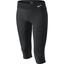 Nike Girls Legend Capri Tights - Black/Cool Grey - thumbnail image 1