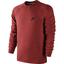 Nike Mens Tech Fleece Crew Sweatshirt - Red - thumbnail image 1