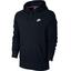 Nike Mens AW77 Hoodie - Black - thumbnail image 1