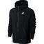 Nike Mens AW77 Intentional Full-Zip Hoodie - Black - thumbnail image 1