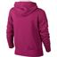 Nike Girls YA76 Brushed Fleece Hoodie - Hyper Fuschia/Artic Pink - thumbnail image 2