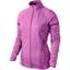 Nike Womens Shield Element FZ Running Jacket - Pink/Reflective Silver - thumbnail image 1