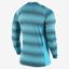 Nike Mens Printed Miler Long Sleeve Shirt - Blue/Navy/Reflective Silver - thumbnail image 2