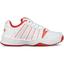 K-Swiss Kids Smash Omni Tennis Shoes - White/Fiesta - thumbnail image 1