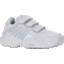 K-Swiss Kids Court Express Strap Omni Tennis Shoes - White/Silver - thumbnail image 2