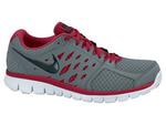 Nike Mens Flex 2013 Running Shoes - Cool Grey/Black/Gym Red - thumbnail image 1