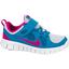 Nike Little Girls Free 5.0 Shoes - Platinum/Vivid Pink (13.5 to 2.5) - thumbnail image 1