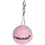 Head Mini Tennis Ball Keyring - Pink