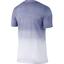 Nike Mens RF V-Neck Top - White/Iron Purple - thumbnail image 2