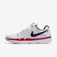 Nike Mens Air Vapor Advantage Tennis Shoes - White/University Red - thumbnail image 1