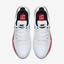 Nike Mens Air Vapor Advantage Tennis Shoes - White/University Red - thumbnail image 4