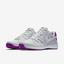 Nike Womens Air Vapor Advantage Tennis Shoes - White/Vivid Purple - thumbnail image 5