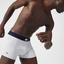 Lacoste Mens Stretch Cotton Trunks (3 Pack) - Navy/Grey Chine - thumbnail image 7