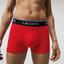 Lacoste Mens Casual Cotton Trunks (3 Pack) - Blue/Black/Red - thumbnail image 5