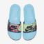 Nike Womens Benassi Just Do It Flip Flops - Blue/Raisin/Mint - thumbnail image 4