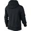 Nike Boys YA76 Brushed Fleece Full-Zip Hoodie - Black - thumbnail image 2