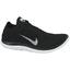 Nike Mens Free 4.0 FlyKnit Running Shoes - Black/White - thumbnail image 3