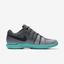 Nike Mens Zoom Vapor 9.5 Tour Tennis Shoes - Grey/Turquoise - thumbnail image 3