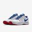 Nike Mens Zoom Vapor 9.5 Tour Tennis Shoes - White/Blue/Red - thumbnail image 5