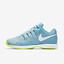Nike Womens Zoom Vapor 9.5 Tennis Shoes - Blue/Volt - thumbnail image 1