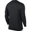 Nike Mens Wool Long-Sleeve Henley Shirt - Black/Heather - thumbnail image 2