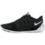Nike Womens Free 5.0+ Running Shoes - Black/White - thumbnail image 2