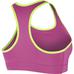 Nike Victory Compression Logo Bra - Hot Pink/Volt - thumbnail image 2
