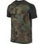 Nike Mens Vapor Dri-FIT Short Sleeve Shirt - Black/Camo - thumbnail image 2