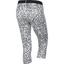 Nike Womens Slam 3/4 Tennis Capri - White/Black - thumbnail image 2