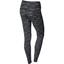 Nike Womens Dri-FIT Epic Run Printed Tights - Black/White - thumbnail image 2