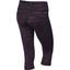 Nike Womens Dri-FIT Epic Run Printed Capri - Black/Pink - thumbnail image 2