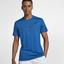 Nike Mens Challenger Crew Neck Tennis Shirt - Blue Jay - thumbnail image 3