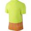 Nike Mens Challenger Printed Crew - Volt/Pink Power - thumbnail image 2