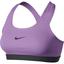 Nike Pro Classic Bra - Violet Shock/Anthracite - thumbnail image 1