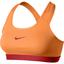 Nike Pro Classic Bra - Bright Citrus/Light Crimson - thumbnail image 1