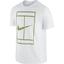 Nike Mens Wimbledon Court Tee - White/Green - thumbnail image 1