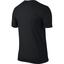 Nike Mens Swoosh Running T-Shirt - Black/Fireberry - thumbnail image 2
