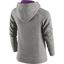 Nike Girls YA76 Brushed Fleece Over-the-head Hoodie - Grey/Purple - thumbnail image 2