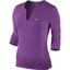 Nike Womens Pure Long-Sleeve Top - Purple Dusk - thumbnail image 1