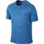 Nike Mens Dri-FIT Miler Top - Blue - thumbnail image 1