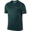 Nike Mens Dri-FIT Miler Optical Run Shirt - Radiant Emerald - thumbnail image 1