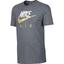 Nike Mens Hybrid Futura T-Shirt - Carbon Heather - thumbnail image 1