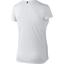 Nike Womens Miler Short Sleeve Top - White - thumbnail image 2