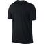Nike Mens Court Logo Tee - Black/Hot Lava - thumbnail image 2